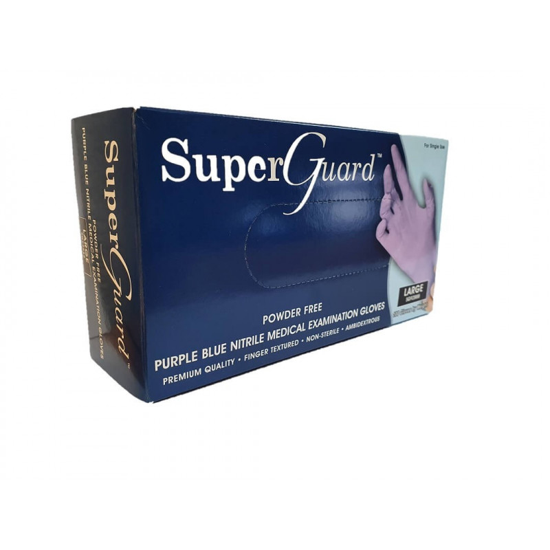 Super Guard nitrylowe, jednorazowe rękawiczki diagnostyczne, 100 sztuk