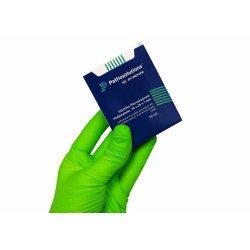 Szkiełka mikroskopowe podstawowe, szlifowane krawędzie 45°, lakierowane, kolorowe pole, op. 50 sztuk